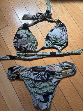Adriana Degreas Print Bikini Set M